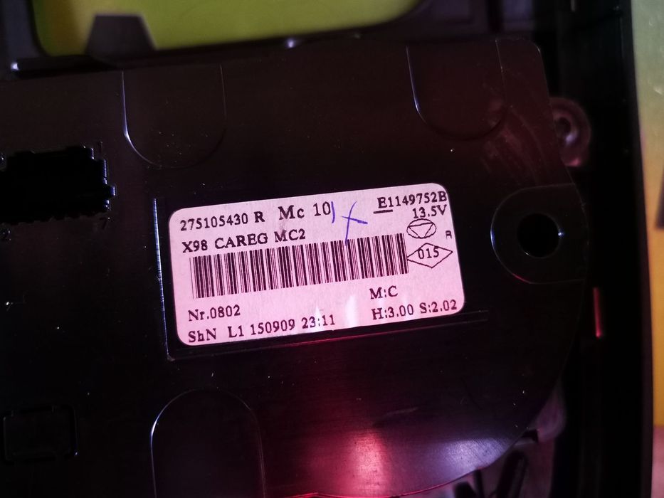 RENAULT CLIO IV CLIMATRONIC / GRELHA CENTRAL TABLIER - S064