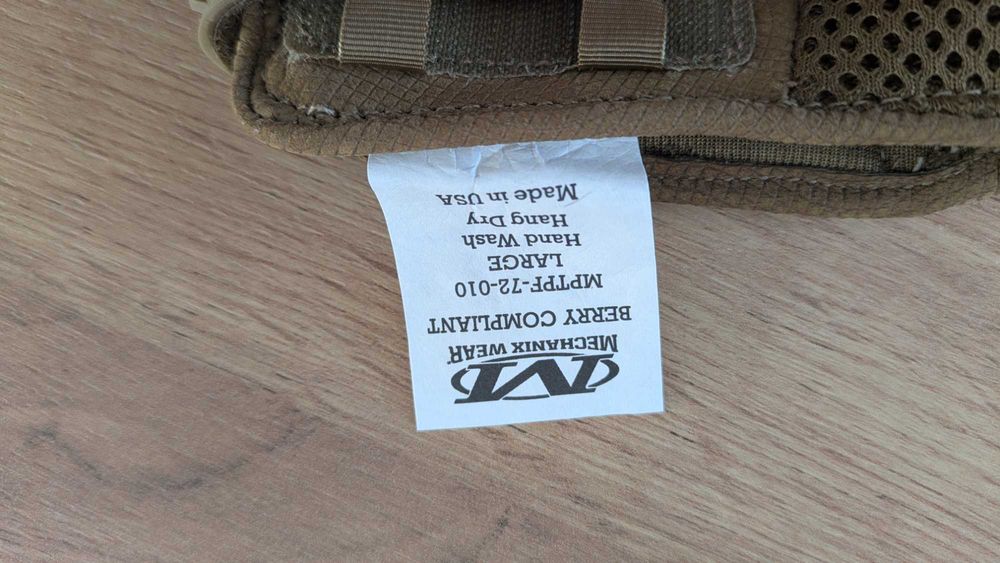 Mechanix Wear M-Pact Partial Finger, nowe, nieużywane L