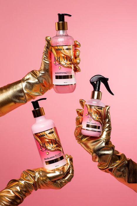 Рідке скло для волосся.