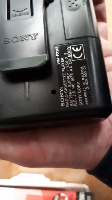 Walkman Sony WM-FX113 (funcional se colocar correia nova)