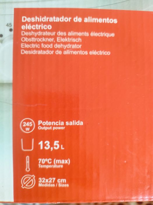 Desidratador de Alimentos" Lacor "69123
