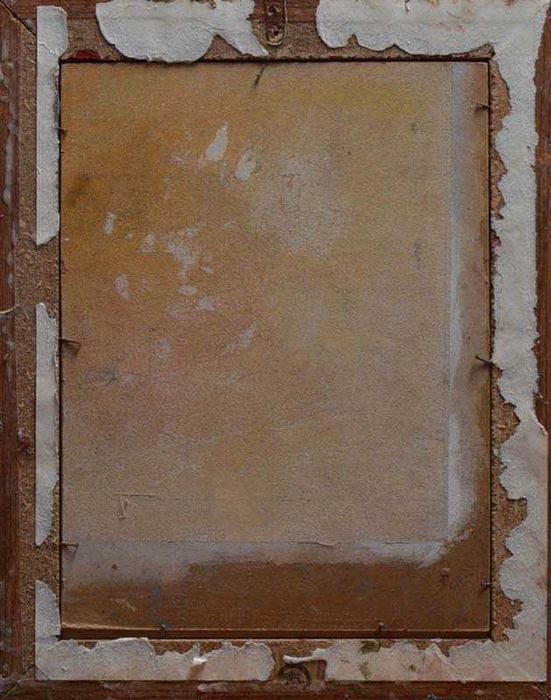 Яблонская Татьяна (1917–2005) Зима. 1947 г./к/м / 28*23 см Экспертиза