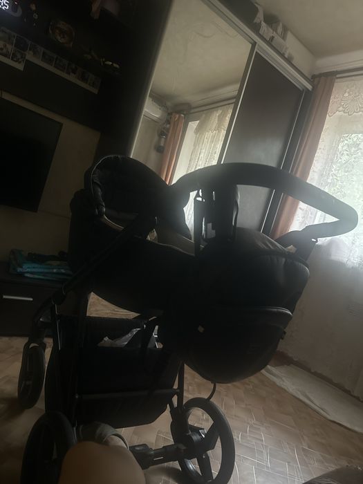 Коляска 2 в 1 Adamex Blanc