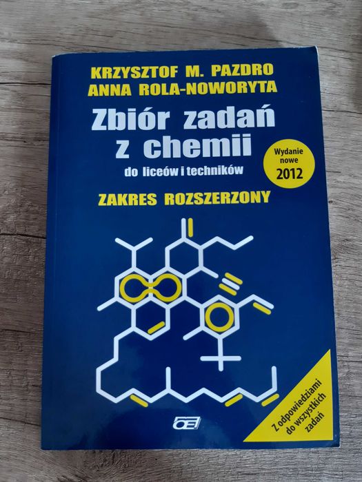 Zbiór zadań z chemii - PAZDRO zakres rozszerzony