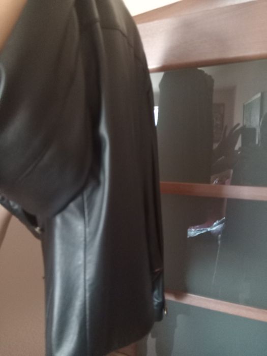 Кожаная итальянская куртка