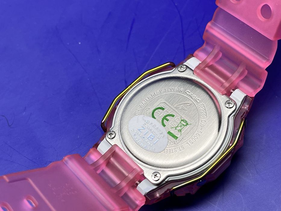 Casio G-SHOCK DW-5600 custom pink jelly