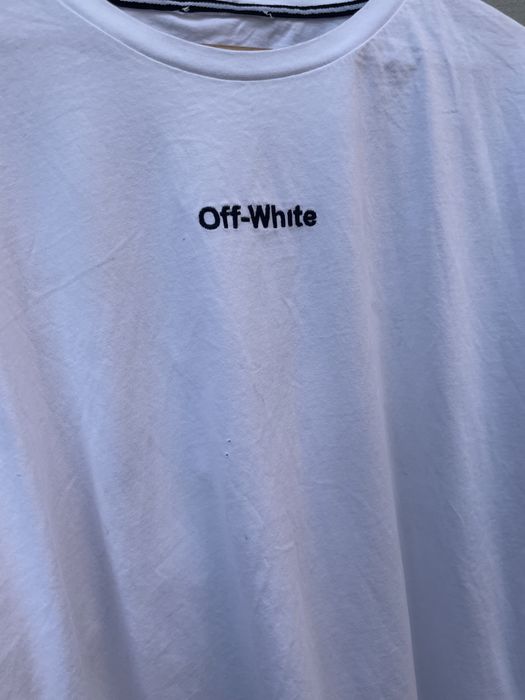 Off White Tshirt vintage y2k Koszulka boxy swag opium