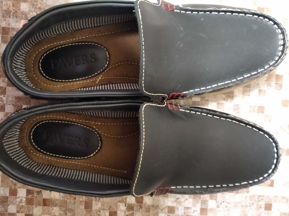 Шкіряні туфлі (макаксіни) чоловічі 44 розмір