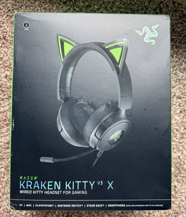 Навушники razer kraken kitty v3 open box