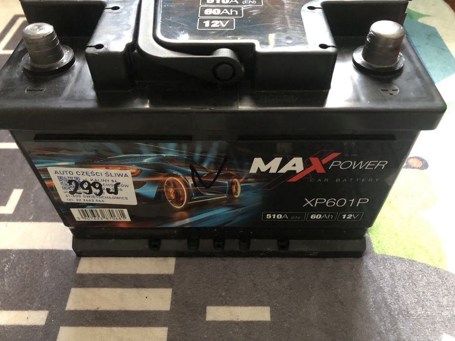 Nowy Akumulator MAXPOWER 60AH 510A