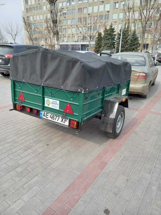 Новий причіп Дніпро-150 (150х130х35)-Кременчуцького заводу