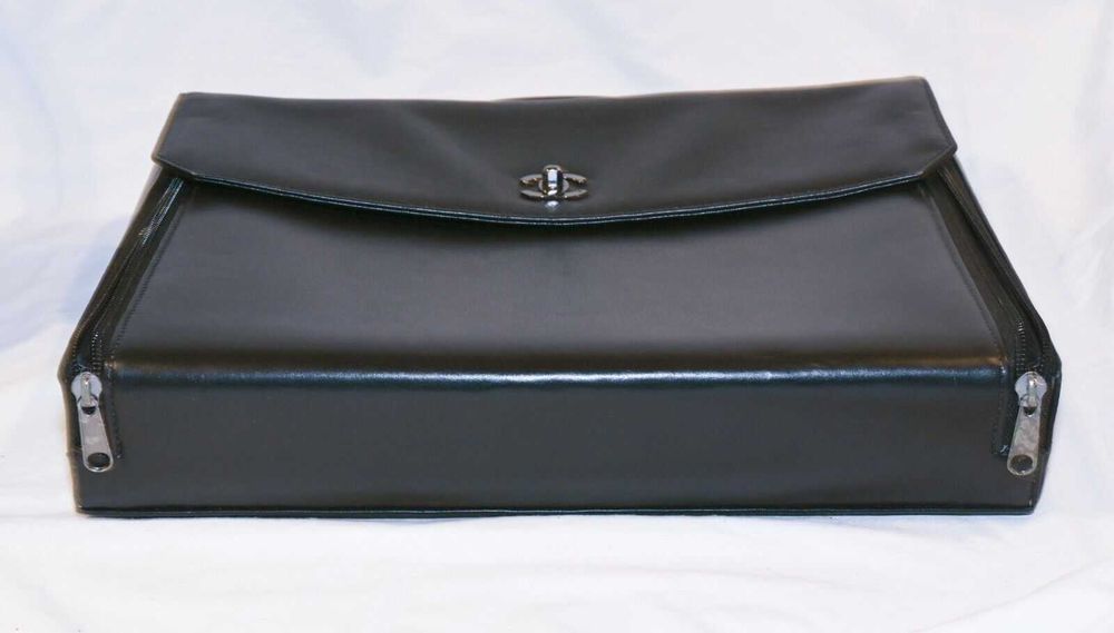 Bolsa de mão CHANEL preta Vintage
