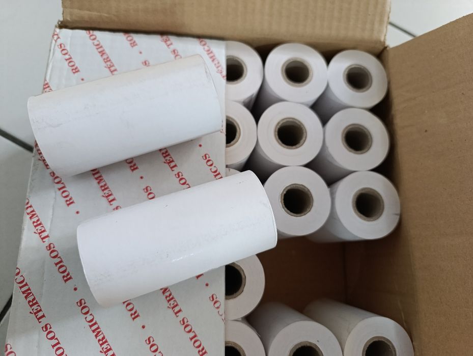 Rolos de papel térmicos
