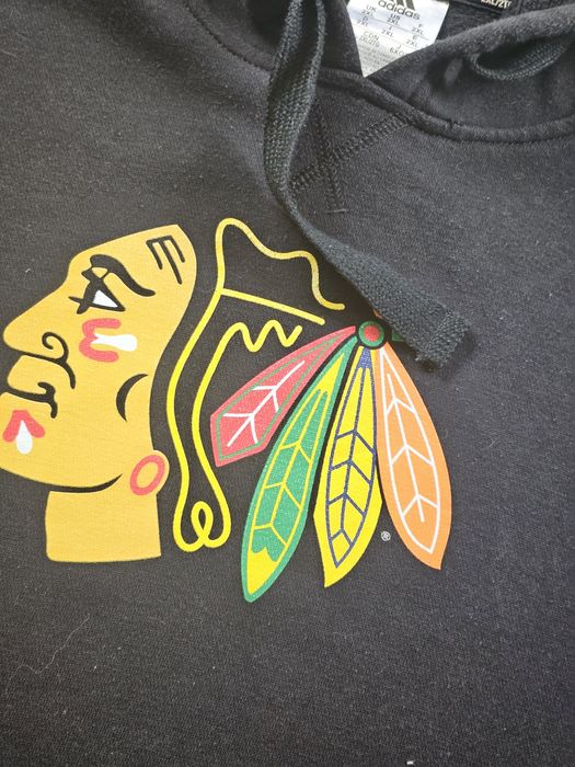 Adidas bluza z kapturem Chicago Blackhawks 2XL
