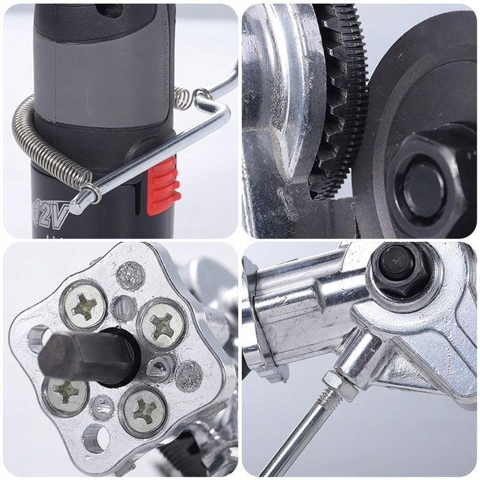 Cięcie Blachy Końcówka Do Wiertarki Nóż Nożyce Adapter Na Wkrętarkę Dr