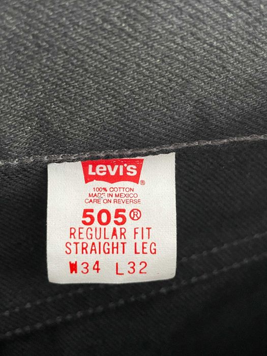 Nowe Czarne Levis 505 W34 L34