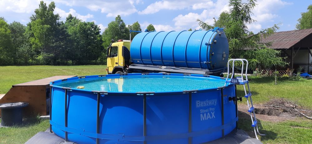 DOSTAWA WODY cysterna 15m3 do basenu, beczkowóz, woda na budowe,