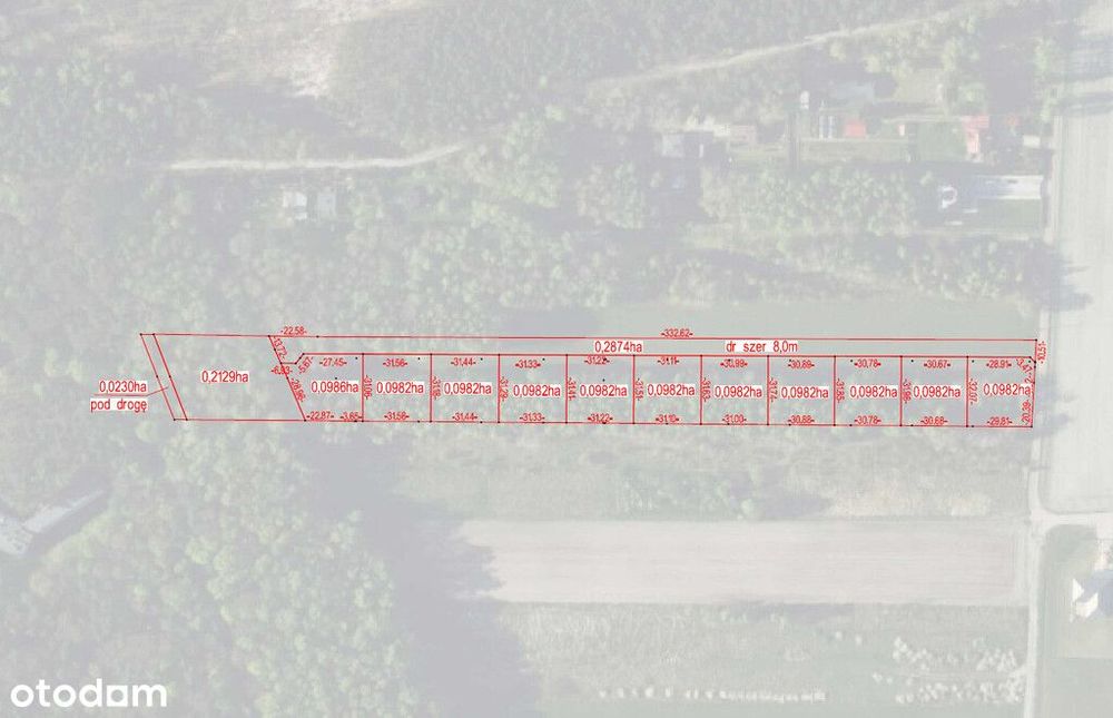 Działki budowlane w Tuszynie - Ul. Uzdrowiskowa - Widok 4