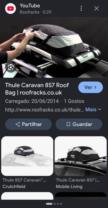 Saco Thule para viagem