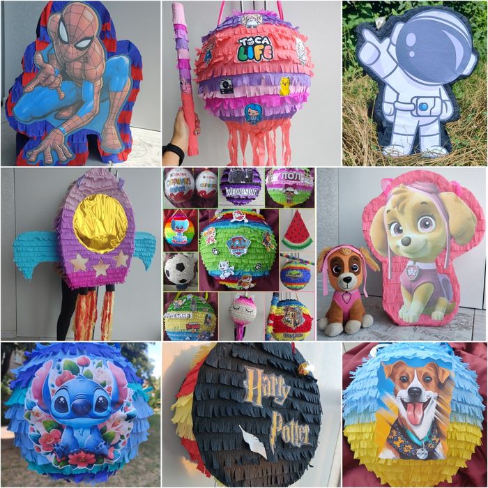 #Піньята. Стіч. Бравл старс. Лол. Футбол. Майнкрафт.Сонік. В наявності