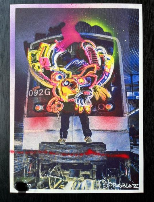 Bordalo II - Lighted Raven