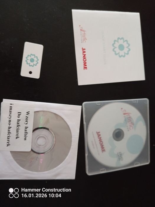 Program do hafciarek do projektowania haftów Janome Artistic Digitizer