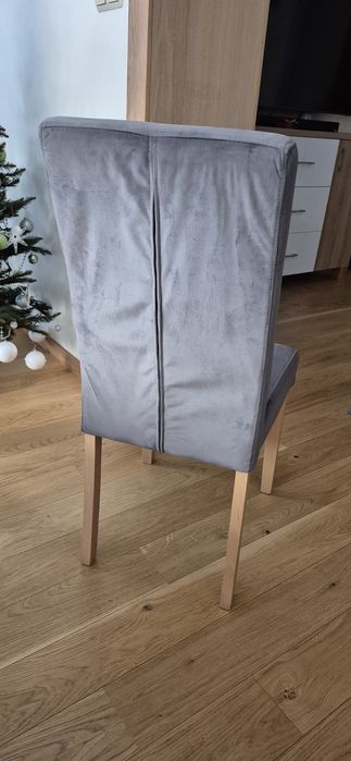 Krzesła welurowe,tapicerowane