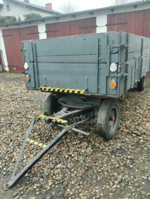 Przyczepa wóz skrzynia przerobiony do ciągnika