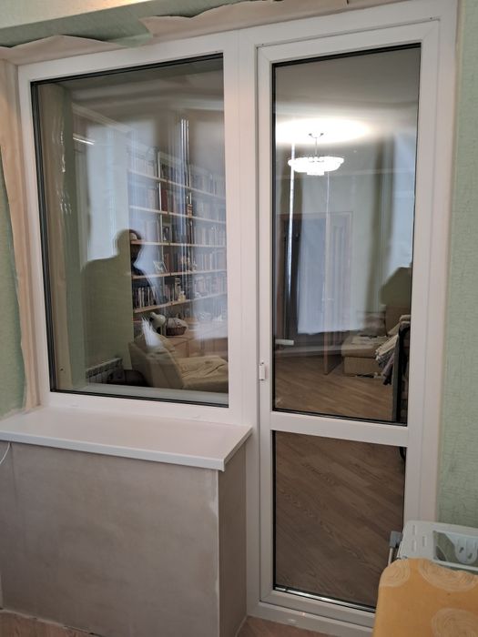 Монтаж Демонтаж Заміна Вікон Дверей Перегородок Ремонт Балкона