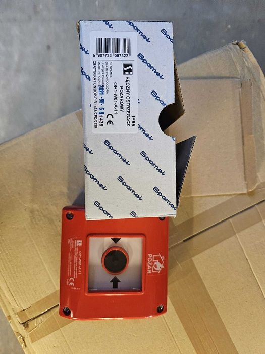 Przycisk ppoż. natynkowy 1Z 1R OP1-W01-A11