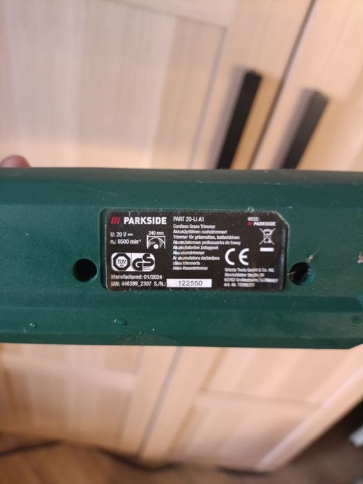Podkaszarka akumulatorowa Parkside PART 20-LI A1