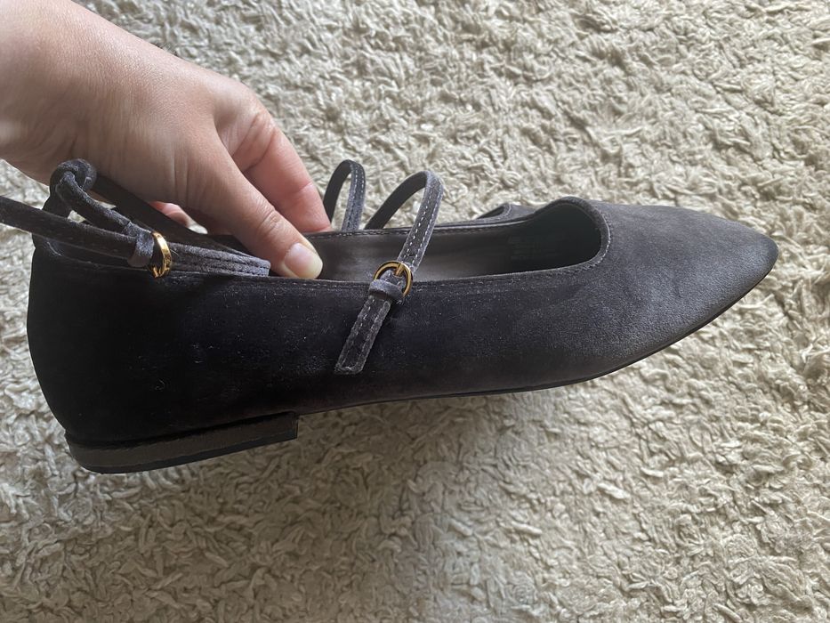 Балетки Zara бархат розмір 39