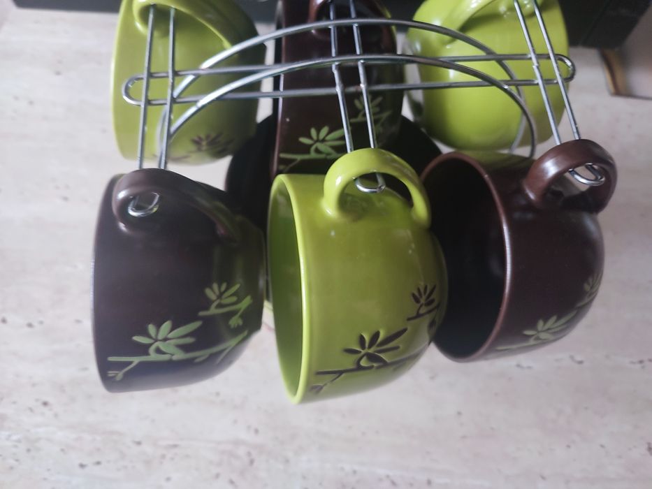 Набір чашок з підставкою