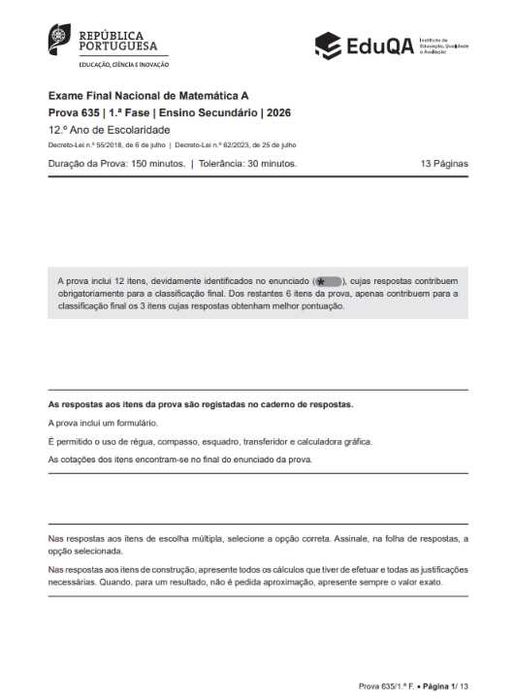 Explicações Matemática A - presencial, online ou com deslocação