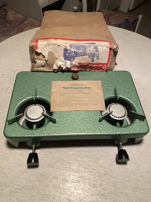 NOWA Kuchenka DESCA 1983 r. Dwupalnikowa NRD BOX Instrukcja UNIKAT NOS
