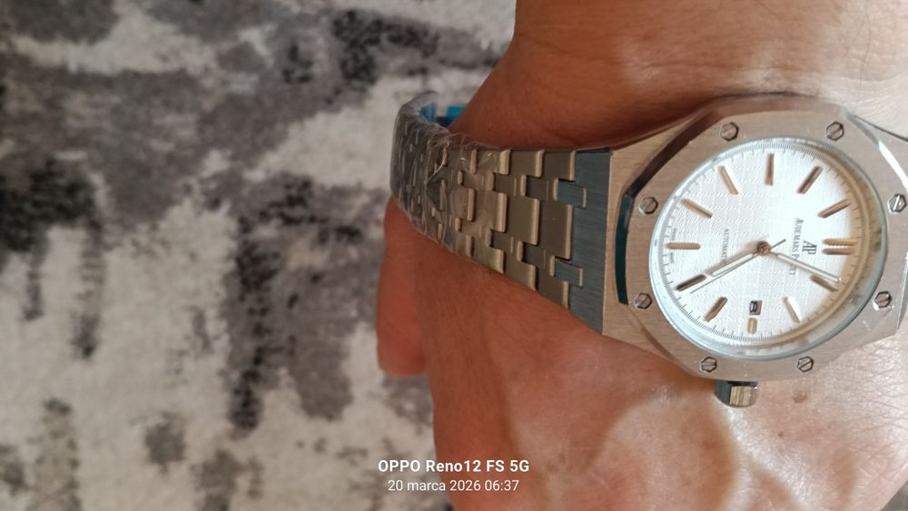 Zegarek męski srebrny