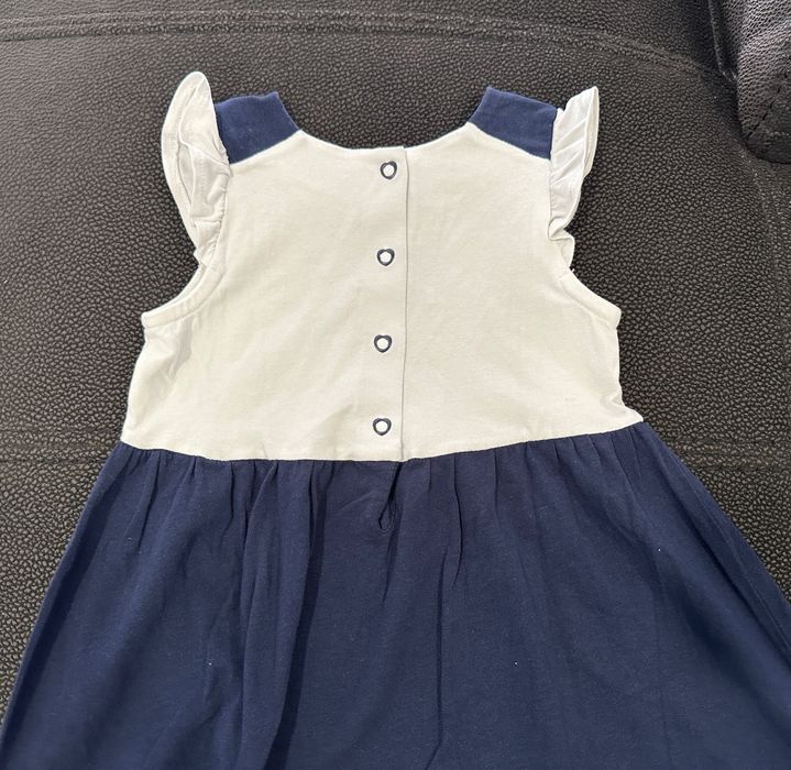 Vestido Azul/Branco Chicco (18M)