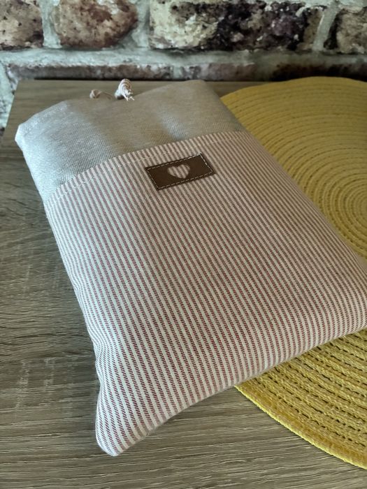 Otulacz etui na książkę handmade