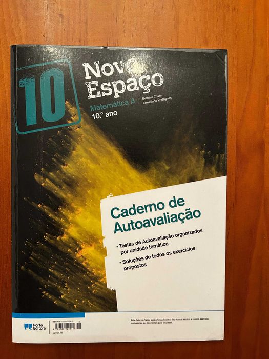 Livros de Matemática 10.º ano - Porto Editora