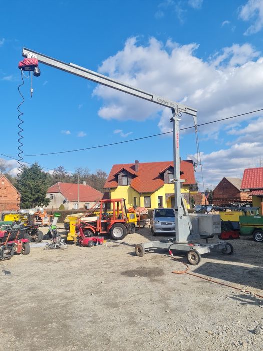 Żuraw dźwig budowlany minidźwig Lissmac LMK400 TFE 2015r. Silka