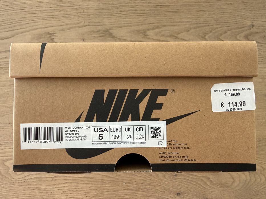 Nike Jordan dziewczęce zamsz szaro-fioletowe r.35