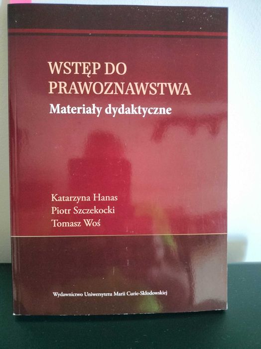 Książki - I rok prawa UMCS