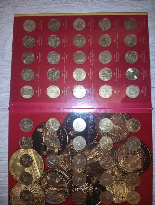 Monety dwuzłotowe  klaser