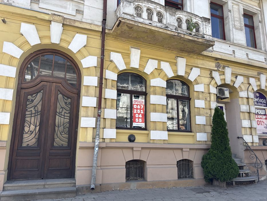 Оренда приміщення 67м². Центр. Січових Стрільців. Бізнес. Прохідна вул