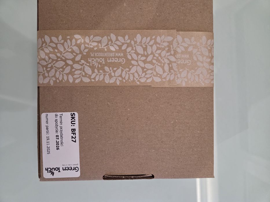 Zestaw prezentowy Green Touch -herbata, baton, syrop, czekolada