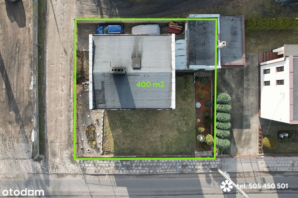 Dom piętrowy 128 m2 + budynek mieszkalny, działka 400 m2, Lipno