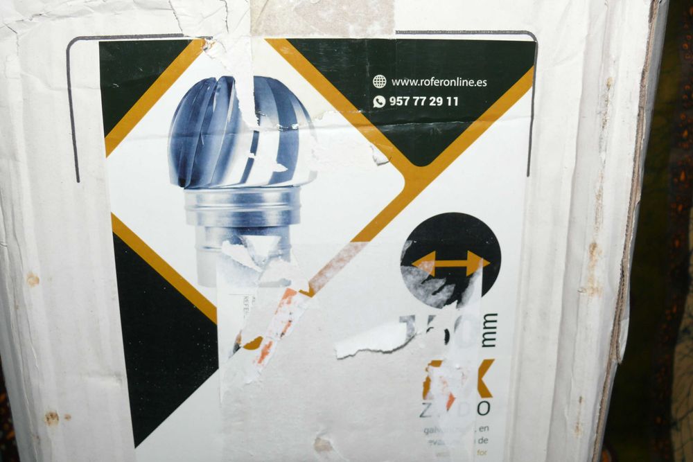 Chapeu de chaminé em aço galvanizado