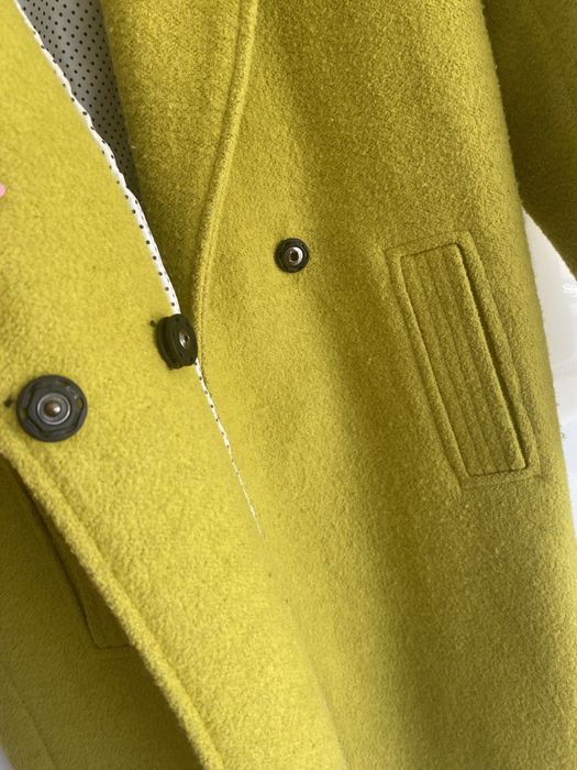 Limonkowy płaszcz XS