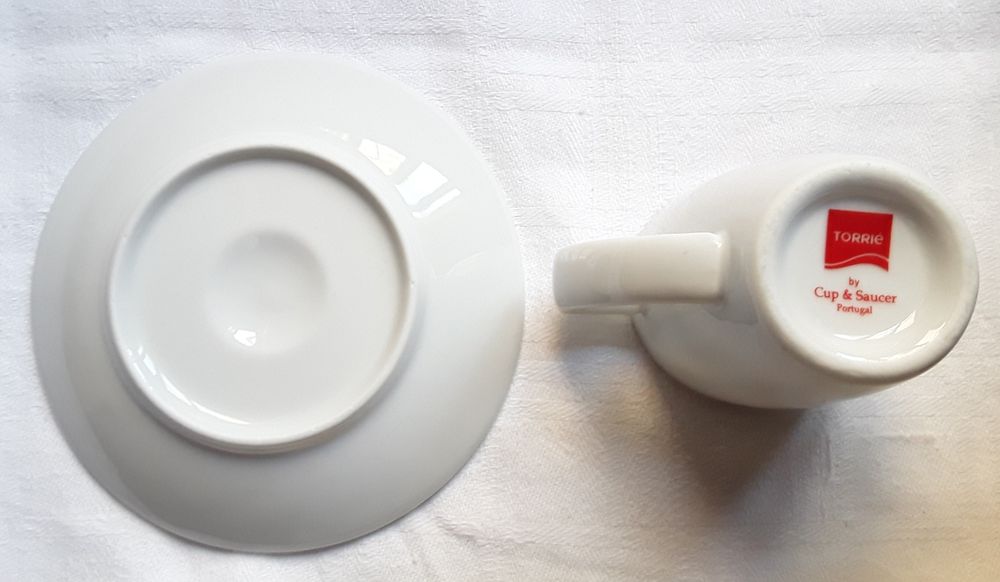 Chávena de café com pires da Torrié