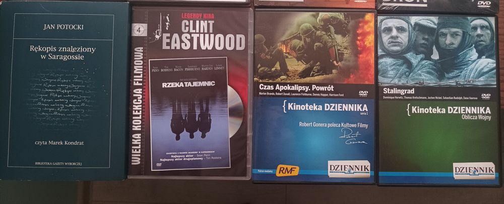 Filmy DVD zestaw